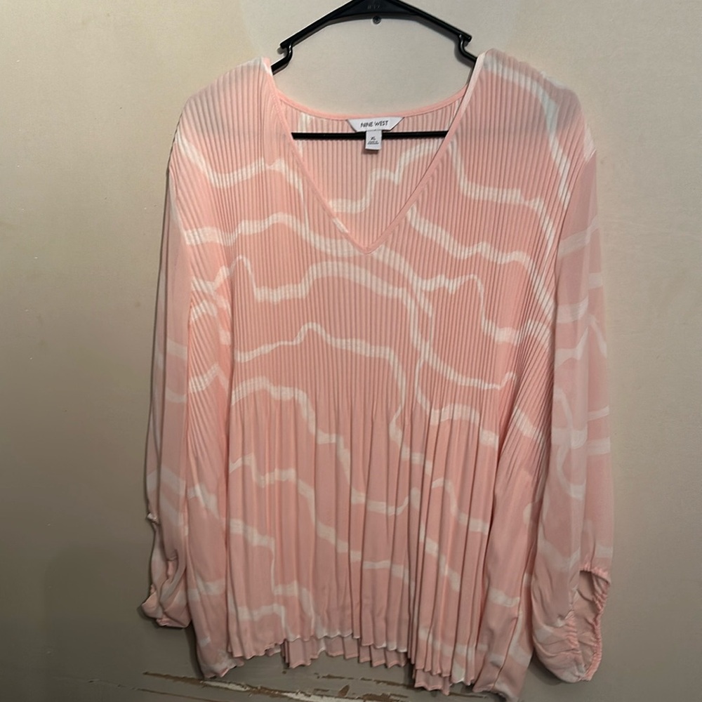Nine West long sleeve blouse